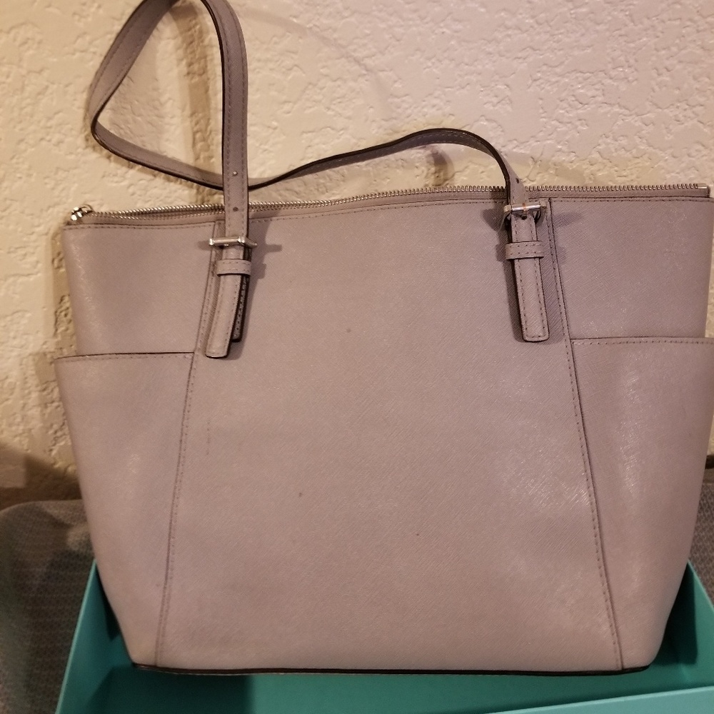 MK gray purse